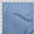 thumbnail image 4 of oneOone Cotton Silk Medium Blue Fabric Geometric Craft Projects Decor Fabric Printed By The Yard 42 Inch Wide, 4 of 5