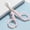 C, variant on Orangide Mini Portable Travel Scissors, Folding Small Scissors Multifunctional for Home Office Camping - Easy to Carry in Purse or Pocket with Safety Lock