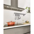 thumbnail image 3 of Huisuilinss Stainless Steel Wall Shelf,Wall Mounted Kitchen Shelf, Rack With Ten S Hooks for Hanging Pots, Pans In Home Kitchen, Restaurant & Hotel, 3 of 6