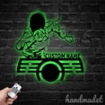 thumbnail image 3 of Handmadetneonsign Fencing Medal Hanger Metal Wall Art Light, Fencing Player Metal Sign Wall Decor, Athlete Metal Decor 46641, 3 of 4
