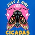 thumbnail image 3 of CafePress - Cicadas Just A Girl Who Loves Cicadas Entomology Kids T Shirt - Dark T-Shirt Kids XS-XL, 3 of 4