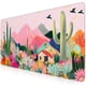 thumbnail image 2 of Alfombrilla de ratón para juegos iCasso, grande, impermeable, 90 x 40 cm, con diseño de cactus, 2 of 8