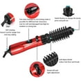 thumbnail image 3 of Auto Rotating Curling Hot Hair Brush for Dry and Wet Hair (Red), 3 of 8