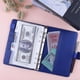 thumbnail image 3 of A6 Pu Leather Budget Binder Refillable 6 Ring Notebook Binder For A6 Refill Paper (a-5-f6), 3 of 4