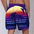 thumbnail image 4 of LSLJS Men's Casual Printed Drawstring Trouser Beach Shorts Pants With Pocket, Gym Shorts Gifts for Men, 4 of 4