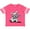 Football Pink and White, variant on Inktastic Schnauzer with Heart Boys or Girls Toddler T-Shirt