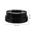 thumbnail image 3 of Miangastore Racing Cars Steering Wheel Adapter Plate Metal Steering Wheel Adapter Modified Part, 3 of 8