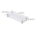 thumbnail image 3 of Diatomite Mat Heat Insulation & Absorbent Shelf | Honeycomb Compartment Organizer | PVC Material | Versatile Cup Holder | White Black Gray | 28x11x3cm | 1 Piece, 3 of 6