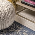 thumbnail image 5 of JONATHAN Y SANTA MONICA 2 x 10 Runner Rug, Galon Filigree - Blue/Beige, SMB120A-210, 5 of 10