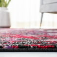 thumbnail image 4 of SAFAVIEH Skyler Joisse Distressed Area Rug, Black/Purple, 6'7" x 6'7" Round, 4 of 8