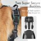 thumbnail image 5 of Cinturón de Seguridad para perros XL chaleco ajustable antitracción gris, adecuado para perros grandes, gancho de amarre delantero, para viajes en coche, empleados estadounidenses, collares de borde Zefei Wu 9024735027690, 5 of 5