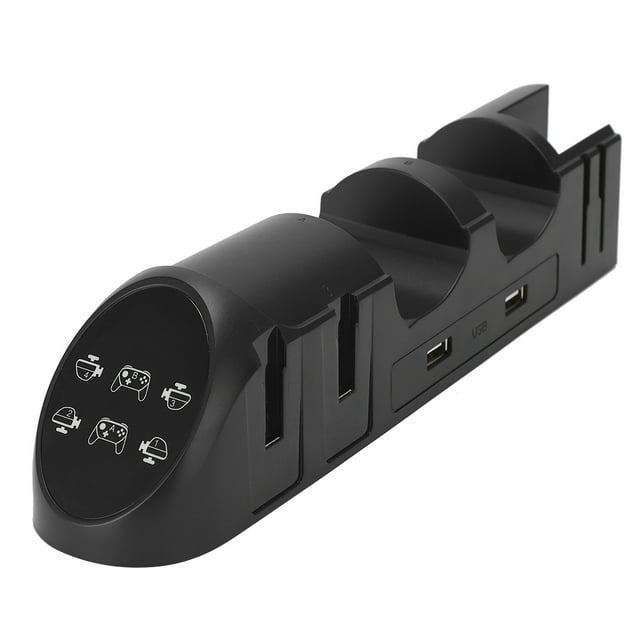 Soporte de carga para Gamepad, soporte de carga para Gamepad izquierdo y derecho ABS para Joy Con, soporte de carga para Joy Con True Excellence