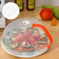 thumbnail image 4 of serony Microwave Anti-sputtering Cover Plastic Food Dish Oven Heating Heat Resistant Oil Cap Lid Household Cookware Accessories Type3, 4 of 9