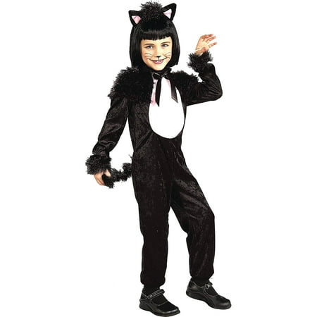 Girls Stola Kitty Black Cat Costume