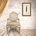 thumbnail image 3 of Symposium Design 18x32 Gold Ornate Wood Framed with Double Matting Museum Art Print Titled - Quill, 3 of 4