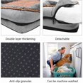 thumbnail image 2 of Cama para Perro Lavable, Cama para Perro Ortopedica, Cama Rectangular de Espuma Elástica para Mascotas, Cama de Mascotas Antideslizante y Desmontable en La Parte Inferior (L 100 * 58 * 15cm), 2 of 6