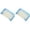 Blue-2pcs, variant on Clear Plastic Zipper File Bag, Pens Pencils Stationery Storage Pouches Bag for Office Supplies, Durable Clear Cosmetic Makeup Brush Pouch Organizer for Office and Outdoor Travel(Yellow-1pc,8.4x4.8")