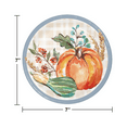thumbnail image 3 of Thanksgiving Party Supplies Dessert Plates Lunch Napkins Fall Pumpkin Autumn Leaves Serves 16, 3 of 4