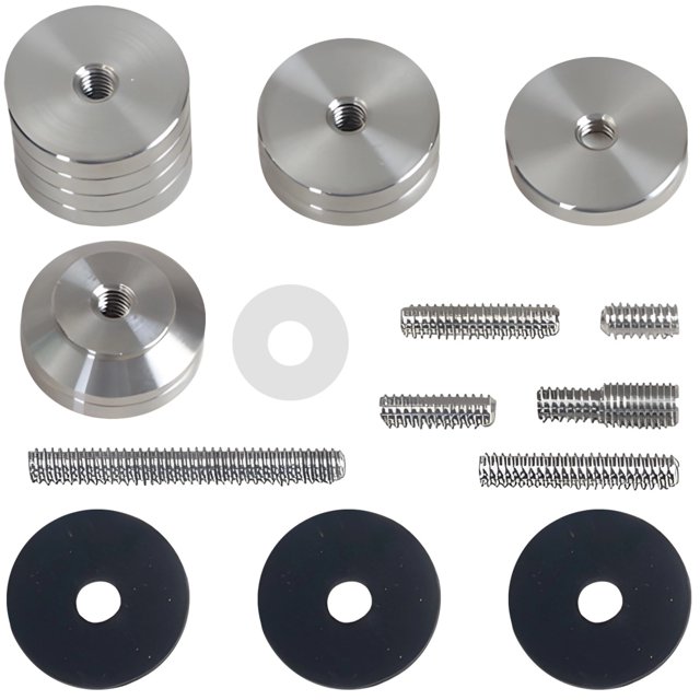 Archery Stabilizer Weight Set, Alloy Material, Includes 4 Weights and 6 Screws, Compatible with Recurve and Compound Bows, Reduces Vibration and Enhances Balance
