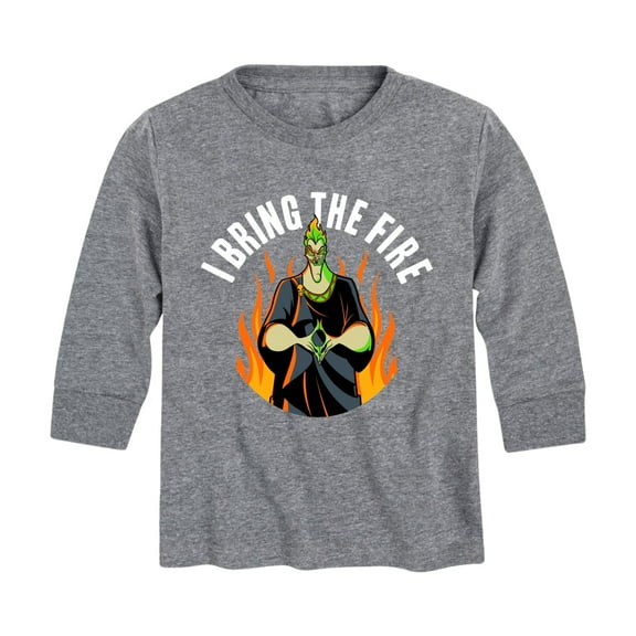 Disney Villains - Hades I Bring The Fire - Toddler And Youth Long Sleeve Graphic T-Shirt