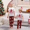 thumbnail image 5 of Baywell Matching Family Pajamas Sets Christmas PJs Short Sleeve Tee Top and Print Plaid Pants Loungewear, 5 of 5