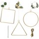 thumbnail image 2 of Metal Floral Hoop Wreath Macrame Hoop Ring For Wedding Ceremony Birthday Decor, 2 of 4