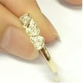 thumbnail image 3 of K-KED Gorgeous 925 Silver Rings Round Cut Cubic Zirconia Women Wedding Delicate Jewelry Sz 6-10-Gold #1-9, 3 of 6