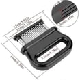 thumbnail image 2 of Meat Tenderizer, Manual Meat Tenderizer with 48 Stainless Steel Blades for Tenderizing Beef Steak, 2 of 5