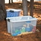 thumbnail image 4 of Sterilite Caja con cierre ultra, paquete de 4, contenedores de almacenamiento grandes con tapas, plástico transparente, 70 cuartos, 4 of 5