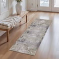 thumbnail image 4 of Washable Kitchen Runner Rug 2x5 ft, Modern Abstract Textured Kitchen Runner Rug, Non Slip Soft Low Profile Rug with PVC Backing for Kitchen Sink, Hallway & Laundry Room, 4 of 6