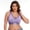 Purple, variant on Plus Size Bras Seamless Breathable No Underwire Full Coverage Bralettes for Women Cutout Bra