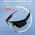 thumbnail image 4 of Osawalla AI Smart Glasses with Camera, 32MP Photo, 1200P Video, 6-Axis Stabilization, Built-in Storage, Open-Ear Audio, Bluetooth 5.4, IP54, for Cycling & Hiking, 4 of 10