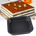 thumbnail image 5 of Non Stick Pizza Pan Bakeware Carbon Steel Square Deep Plate Tray Bread Cake Mold Baking Tools, 5 of 15