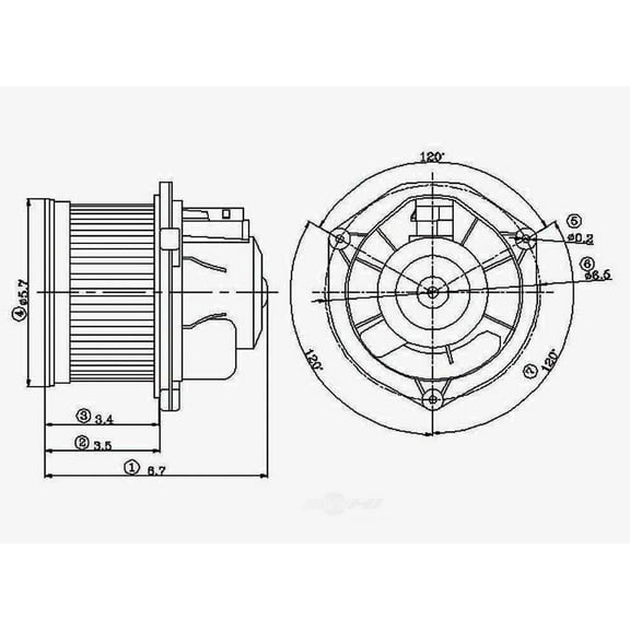 HVAC Blower Motor
