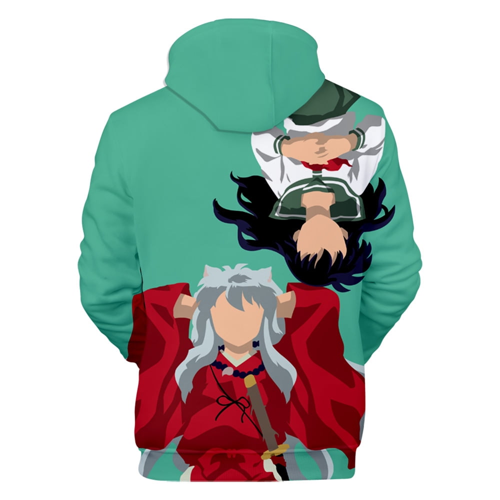 Inuyashas Hoodie Sweatshirts Men/Women Autumn Winter Hooded Tops Fashion Cartoon Anime Hoodies