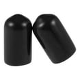 thumbnail image 2 of Uxcell Screw Thread Protectors End Caps Vinyl 50 Pcs 0.3" Black, 2 of 6