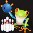 thumbnail image 3 of CafePress - Bowling Frog Dark T Shirt - Men's Classic Graphic Cotton T-Shirt, 3 of 4