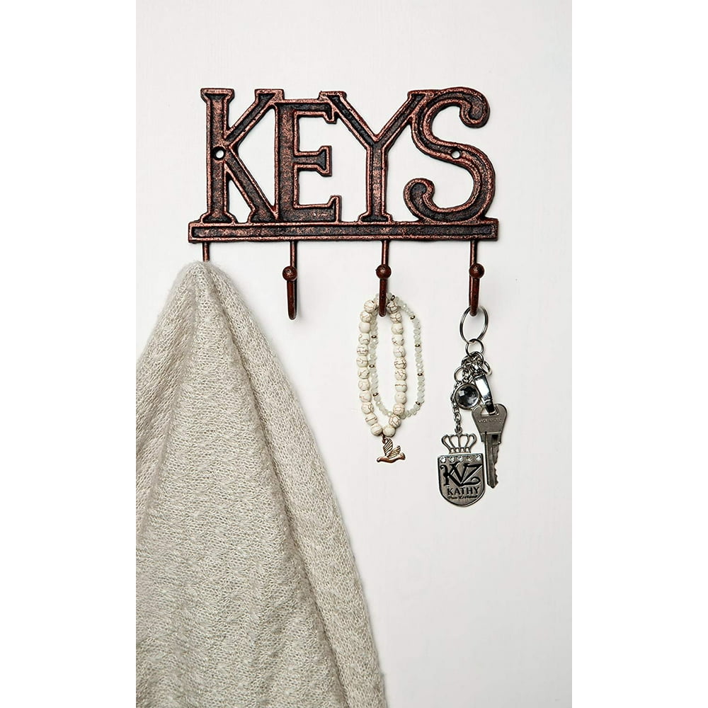 Key Holder Keys Wall Mounted Key Hook Rustic Western Cast Iron