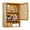 White, variant on Wall Mounted Bathroom Cabinet with Rattan Door, Bamboo Over Toilet Storage Cabinet with Adjustable Shelf, Space Saving Medicine Cabinet for Bathroom, Laundry & Kitchen, 15.74x7.87x23.62 inch, White