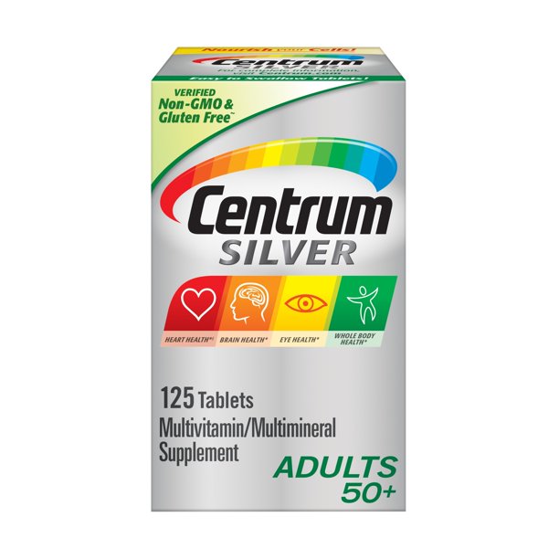 Centrum Silver Multivitamin for Adults 50 Plus with Calcium and