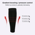thumbnail image 4 of keepw 1 Pair Calf Compression Sleeves Portable Replacement Flexible Elastic Breathable Training Exercising Leg Brace Protector XL, 4 of 8