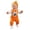 czb# b-Orange247, variant on CUZIBR Boys Halloween Outfits Pumpkin Letter Print Baby Ribbed Three Piece Outfit Crewneck Long Sleeve Bodysuit Pants Knit Hat For Toddler Kids,b-Orange,12-18 Months