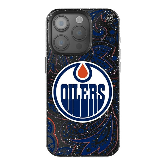 Keyscaper Black Edmonton Oilers Paisley Bling iPhone Case