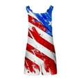 thumbnail image 5 of Moxiu American Flag Romper for Women Summer Casual 2025 Jumpsuits Loose Fit Adjustable Strap Patriotic Shorts Overalls 4th of July Jumpsuit for Women Red,L, 5 of 6