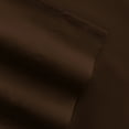 thumbnail image 4 of Queen, Chocolate Solid Microfiber 6 Piece Bed Sheet Set, by Noble Linens, 4 of 11