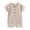 Beige, variant on Faraee Newborn Baby Boy Girl One Piece Romper Infant Ribbed Short Sleeve Jumpsuit Half Button Spring Summer Onesies Outfits Beige Size 0-3 Months