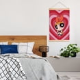 thumbnail image 7 of The Powerpuff Girls Wooden Shaft Hanging Poster Home Decor Poster Wall Art Painting For Living Room Bedroom 36"X24", 7 of 7