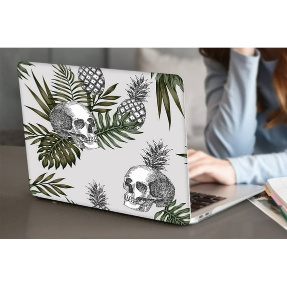 KSK KAISHEK Hard Case Shell Cover Compatible New MacBook Air 13"( Retina Display & Touch ID, 2022/2021/2020/2019/2018) + Black Keyboard Cover Model A1932 A2179 A2337 m1, USB Type-C Flowers 367