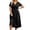 Black, variant on Prom Dresses for Women 2026 Trendy Sparkly Sequin Short Sleeve V Neck Flowy Long Dress Summer Homecoming Dress