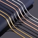 thumbnail image 1 of Collar plano de acero inoxidable de 3mm de ancho, cadena de serpiente transparente impermeable de Color dorado, joyería de regalo para hombres, varias longitudes Tan Jianjun unisex, 1 of 1